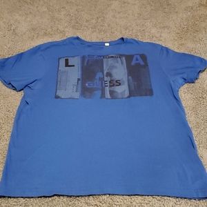 Guess ? Tshirt Blue mens XL
